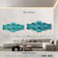 Abstrait bleu sarcelle-1841298794