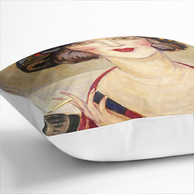 Square Throw Cushion, 55cm H x 55cm W x 20cm D, White