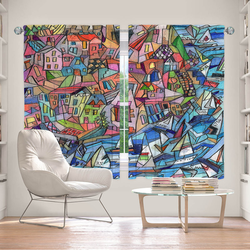 Morran Room Darkening Curtain Pair, 40" W x 52" L