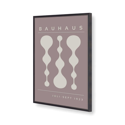 «Warm Taupe» rétro, affiche de Bauhaus II