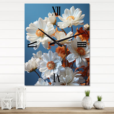 Horloge murale moderne Bambeli - Daisies