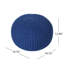 Pouf rond en coton Bordeaux, bleu marine-307364389