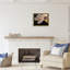 "Breakwater Bay Aérienne", bateaux amarrés au lac, art mural encadré par Emily Kalina-88096732-88096734