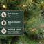 Demi-arbre de Noël pré-éclairé-391691427