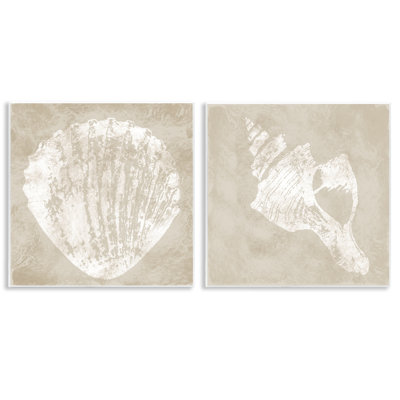  «Rustic Abstract Seashells» par Carol Robinson