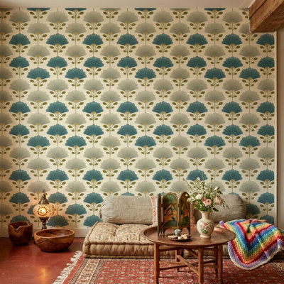 Papier peint Mid Mid Century Modern