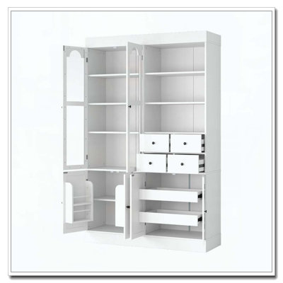 Grand garde-manger autoportant Buffet Hutch