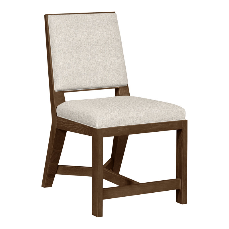 Thom Filicia Home Upholstered Back Side Chair, Havana, Instant Parchment