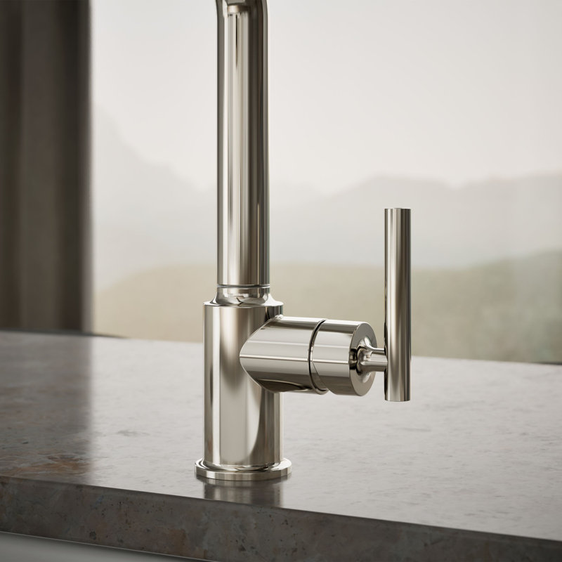 Purist® Pull Out Bar Faucet with Accessories, Vibrant Polished Nickel