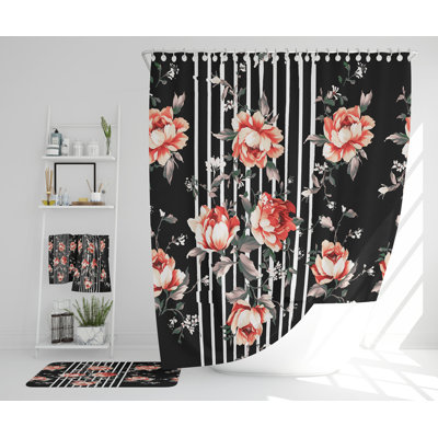 Nioh Polyester Shower Curtain Set