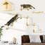 Cat Furniture: 10-Level Wall Mounted Tree With Playground And Hideout Soft Padding Multiple Fun Features For Cats