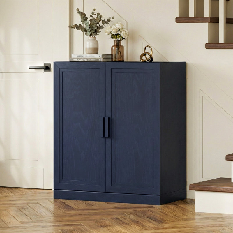 Gershwin Accent Storage Cabinet, 36" H x 31" W x 16" D, Dark Blue