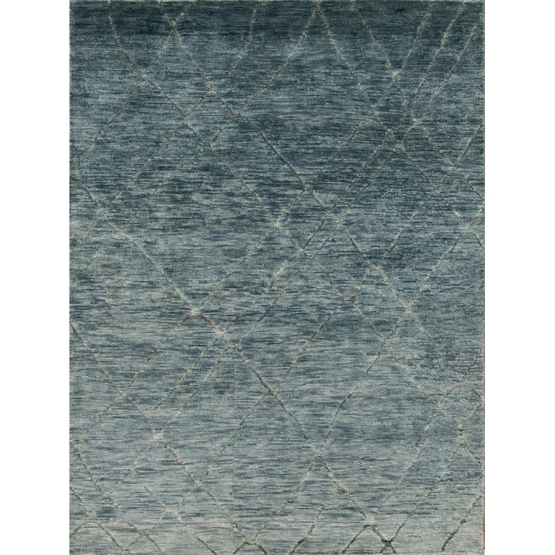Seville Hand Knotted Area Rug, Rectangle 5' x 7'