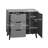 Storage Cabinet With 3 Drawers & Adjustable Shelf, Mid Century Cabinet With Door, Accent Cabinet For Living Room, Home Office, Entryway,-803841842