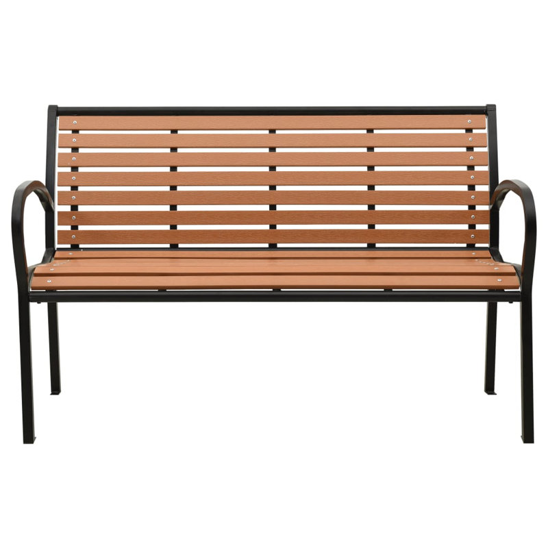 Wellard Outdoor Bench, Brown/Black