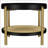 Benson Black Round End Table