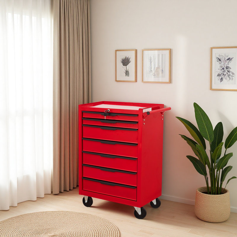 7-Drawer Rolling Tool Chest Cabinet