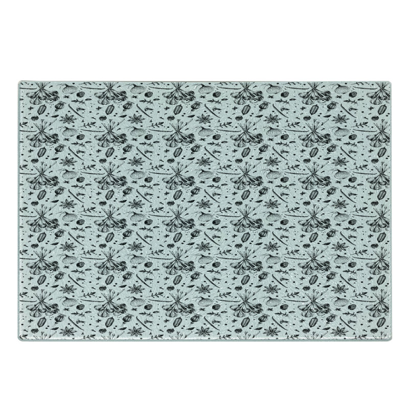 Planche à découper en verre trempé Ambesonne