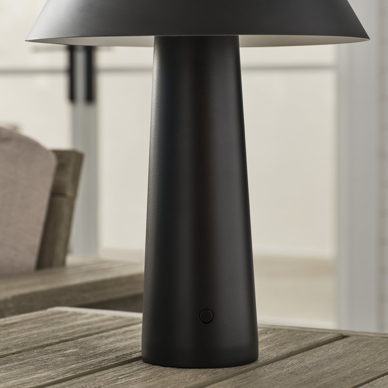 Sesa Accent Rechargeable Table Lamp, Black