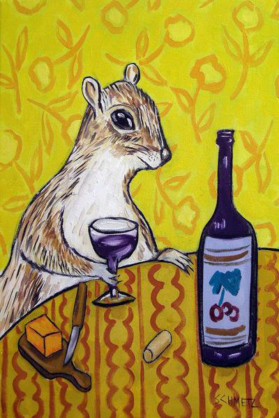 Jay Schmetz - Wrapped Canvas Painting, 45cm H x 30cm W