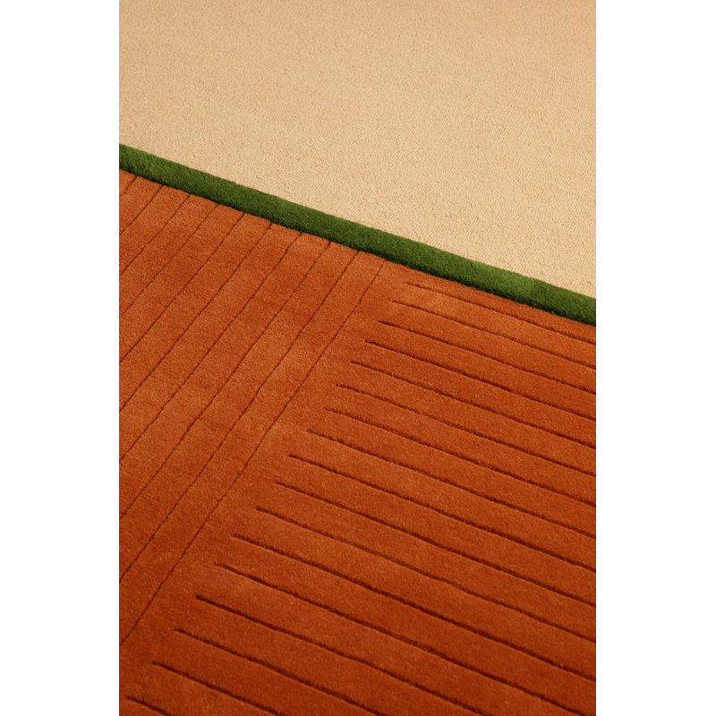Decor Wool Area Rug, Rectangle 4'7" x 6'7"