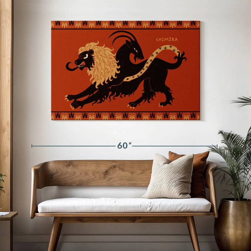 Chimera Monster, 32" H x 48" W