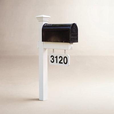 Personalized Post-Mounted Mailbox