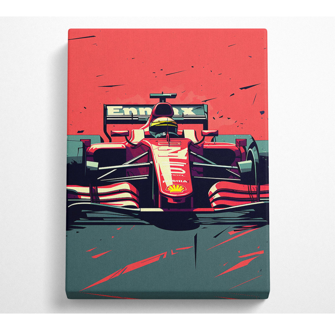 Formula One Drive - Kunstdrucke auf Leinwand