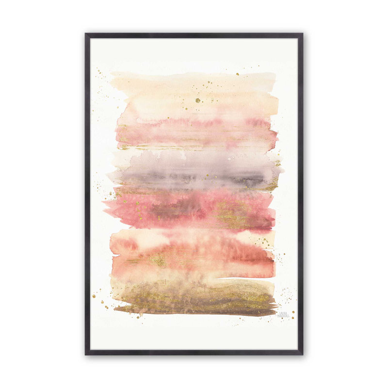 Golden Dawn v1, reproduction dans un cadre blanc opaque, H 14 po x l 11 po x P 1,25 po, Cadre photo en zinc patiné