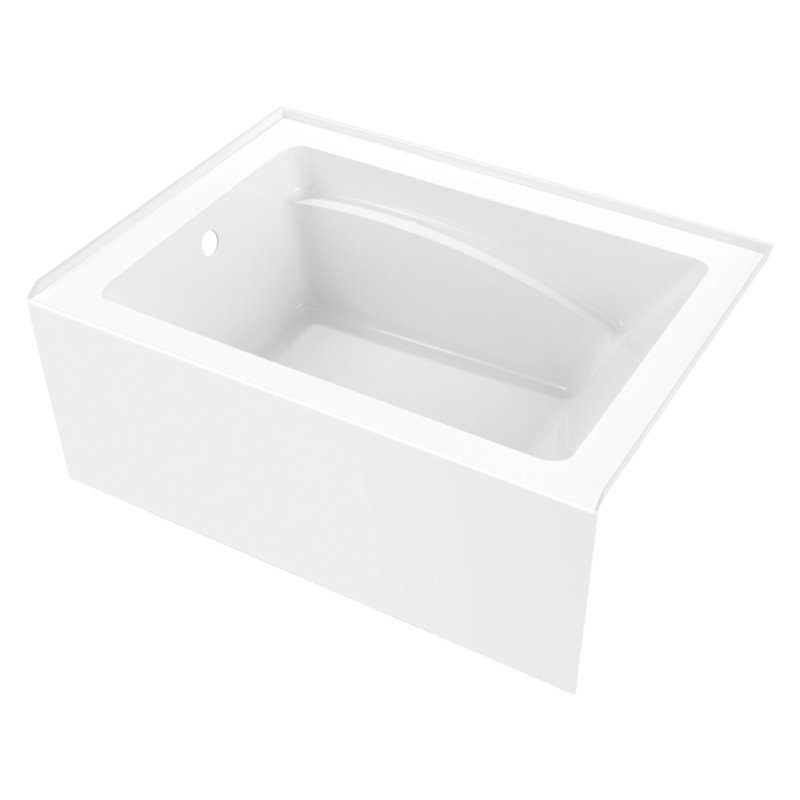 Baignoire alcôve en acrylique avec drain à gauche VTAM4836L22T Kingston, Gauche