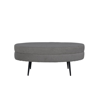 Spivey 40cm Wide Oval Footstool Ottoman