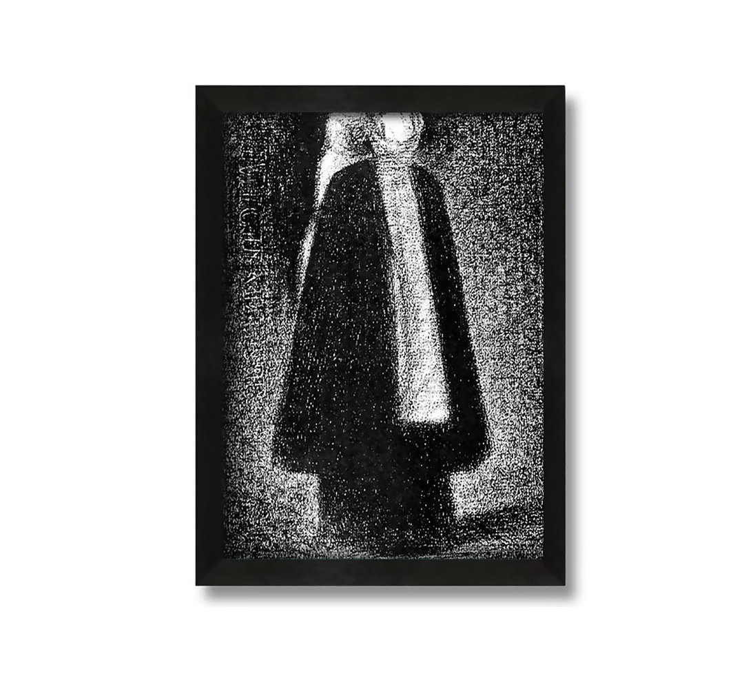 Gerahmtes Leinwandbild Seurat Nurse