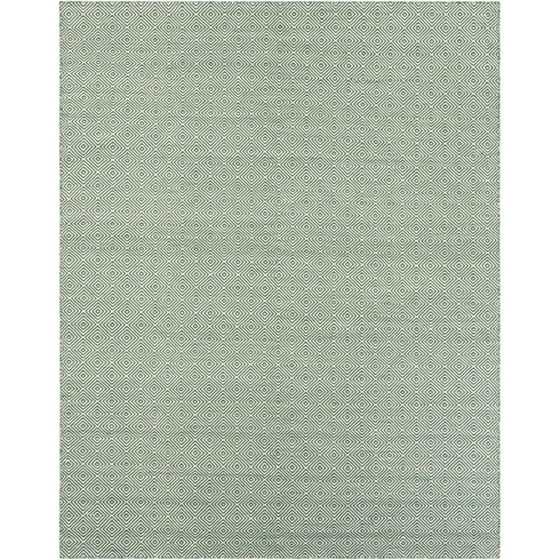 Tapis contemporain Contemporary vert, Rectangle 7 pi 10 po x 10 pi