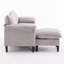 Combinaison convertible en L avec repose-pieds et canapé de rangement-1538928701