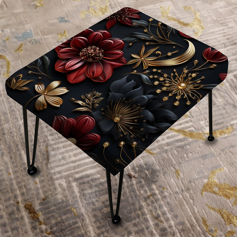 Repose-pieds Regal bourgogne majestueux Elegance - Glam