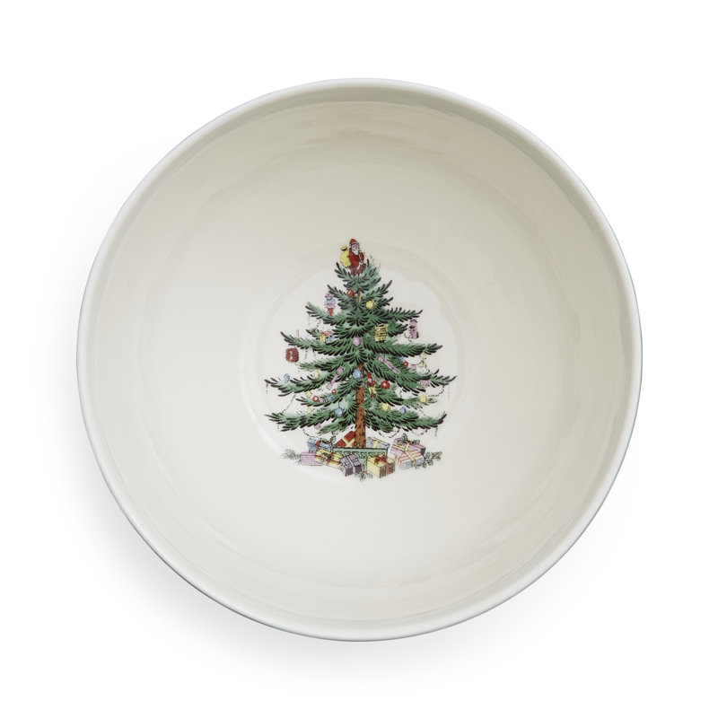 Spode Christmas Tree Polka Dot Rice Bowl