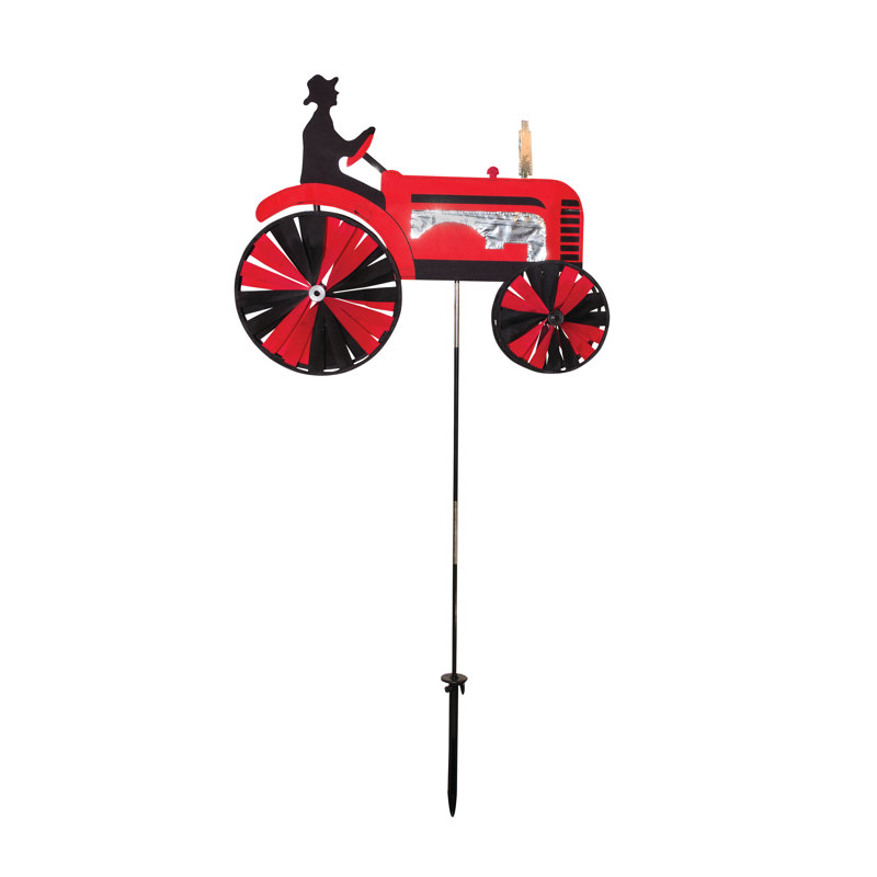 Rouleau de tracteur 24 po Vibbert, Rouge