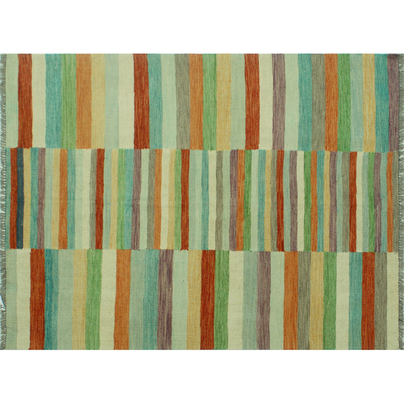 Burdman Wool Striped Indoor Rug