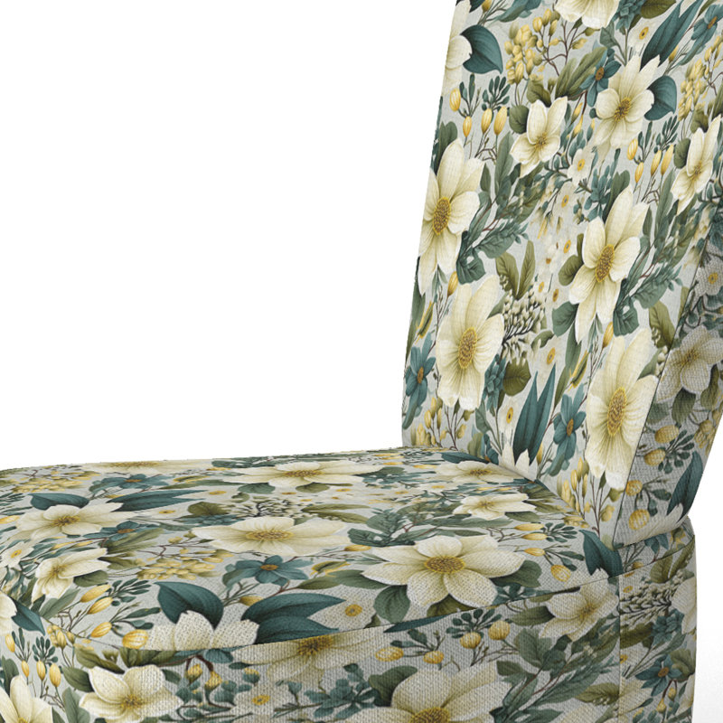 Chaise d'appoint rembourrée Botanical Bliss