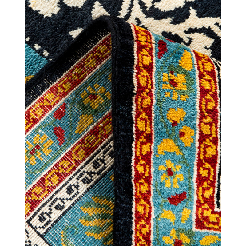 Suzani One-of-a-Kind 3' 3" X 5' 5" Hand Knotted Area Rug