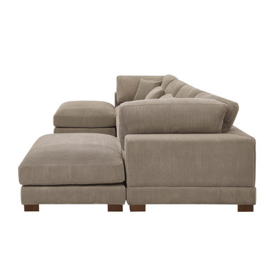 Andreco Corduroy U-Shaped Sectional