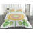 Flower Eclectic Geometric Shapes Coverlet