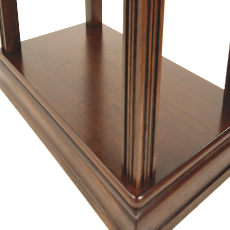 Contemporary Breegin Brown Rectangular Chairside End Table with Storage
