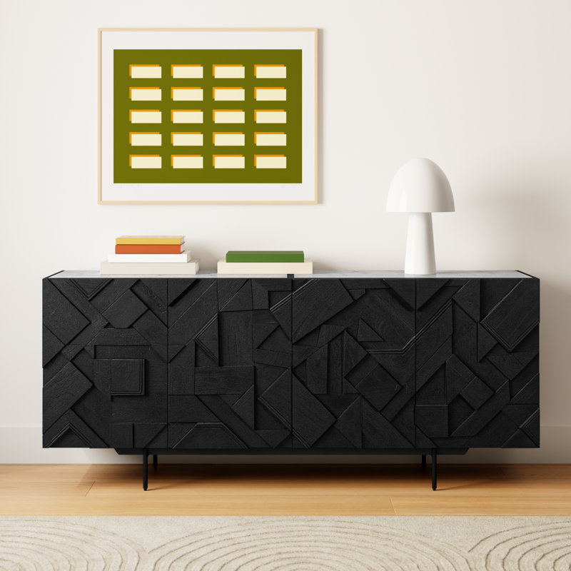 Dalia 72" Wide Mango Wood Sideboard