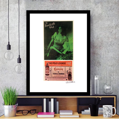 " The Polo Lounge At The Beverly Hills Hotel Ad " by Fairchild Paris