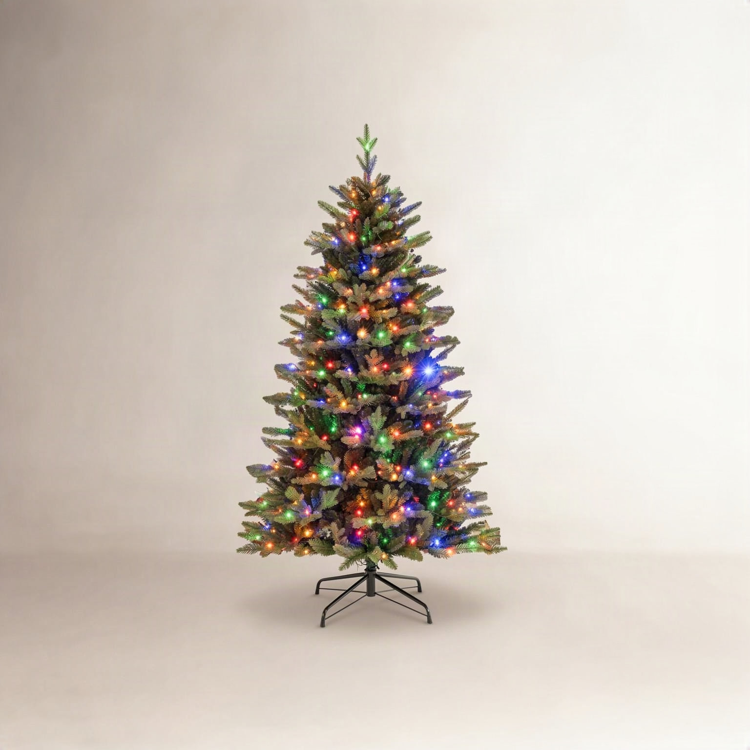 6' Pre-Lit Pine Christmas Tree