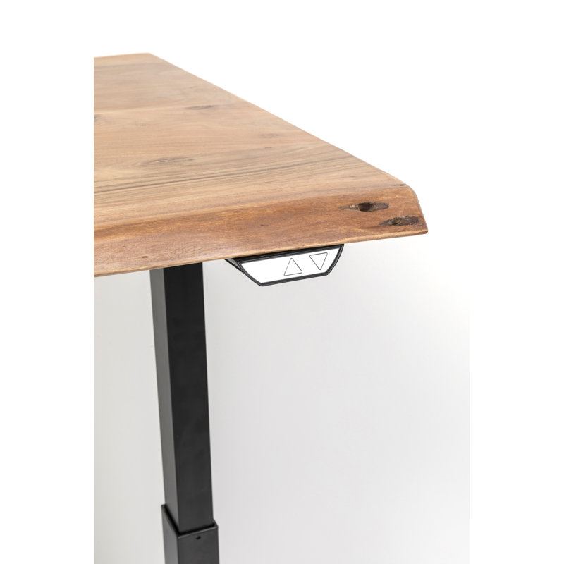 Desk Office Jackie 160x80, Light brown/Black