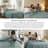 Southshore Fine Linens Vilano Down Alternative Comforter, 240 GSM Double-Brushed Microfiber Oversized All-Season Comforter with Box Stitching, Piped Edges and Corner Tabs, King/California King, Steel Blue-420232242-420232232