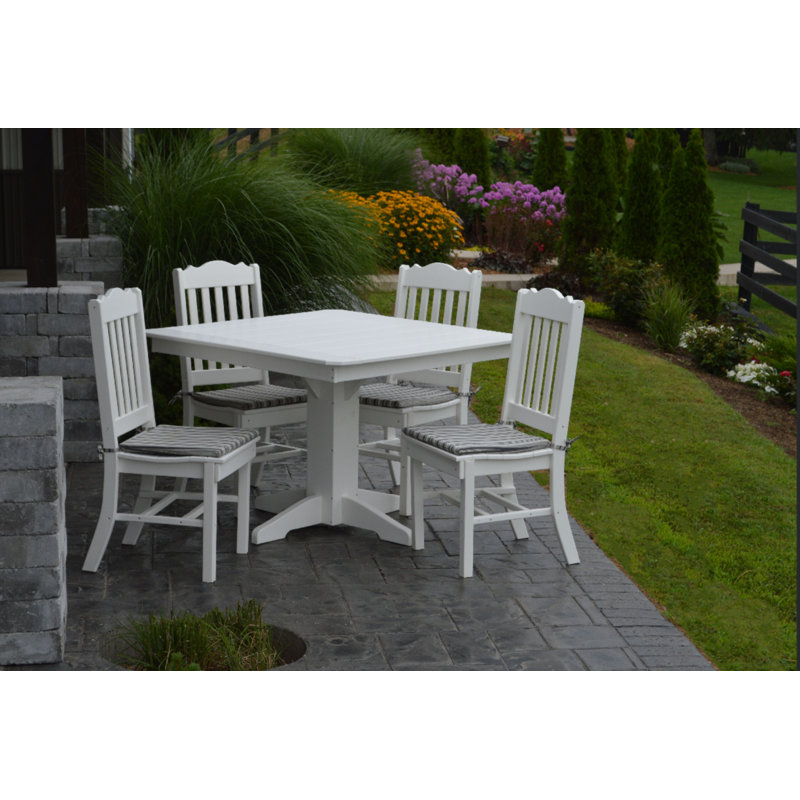 Ensemble repas 5 pièces Nettie, Cèdre, L 33 po x l 33 po