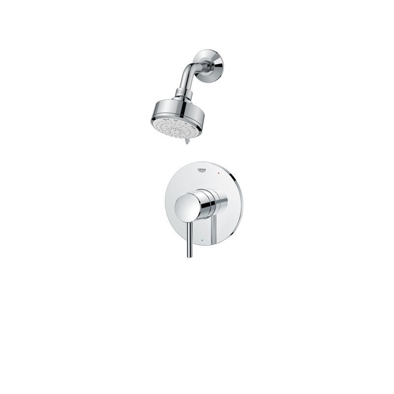 Concetto™ Shower Faucet with Rough-in Valve, Grohe Chrome